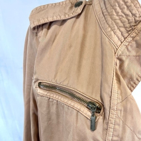 Nordstrom Max Jeans caramel color utility jacket size small - Picture 5 of 9